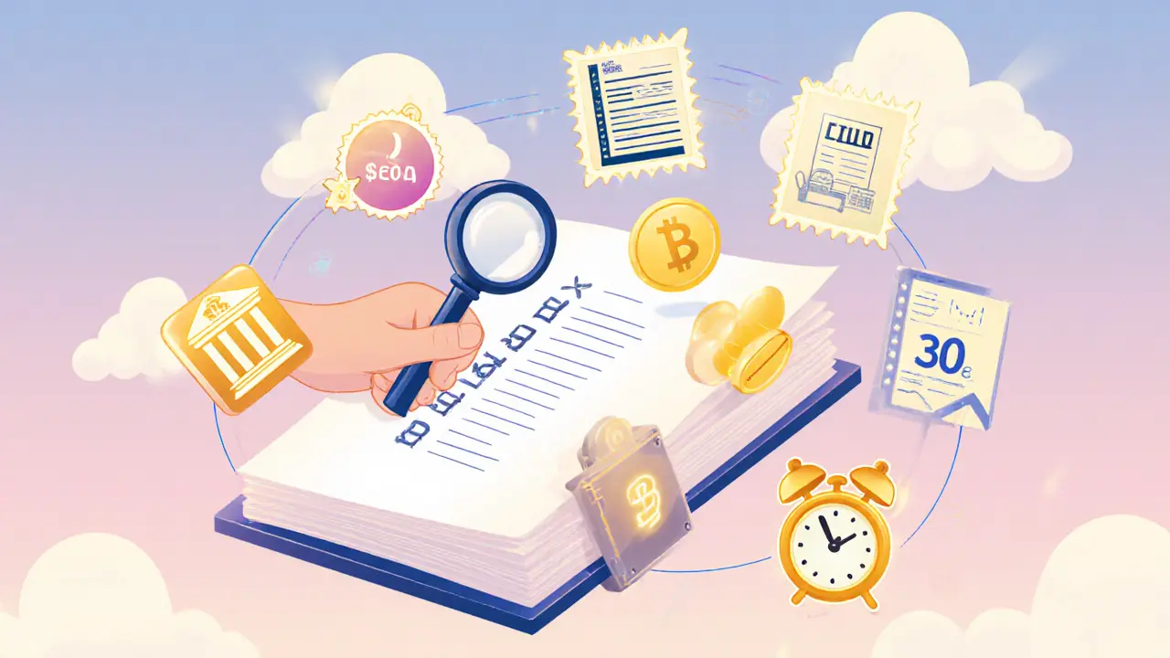 Волшебный чек-лист с шагами закрытия кредитной карты, оформленный как книга заклинаний.