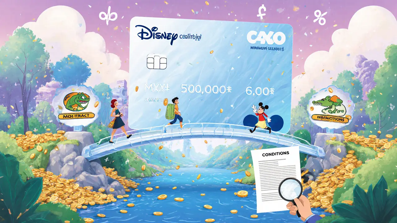 Прозрачная карта-мост через реку денег с ограничениями и скрытыми ловушками.