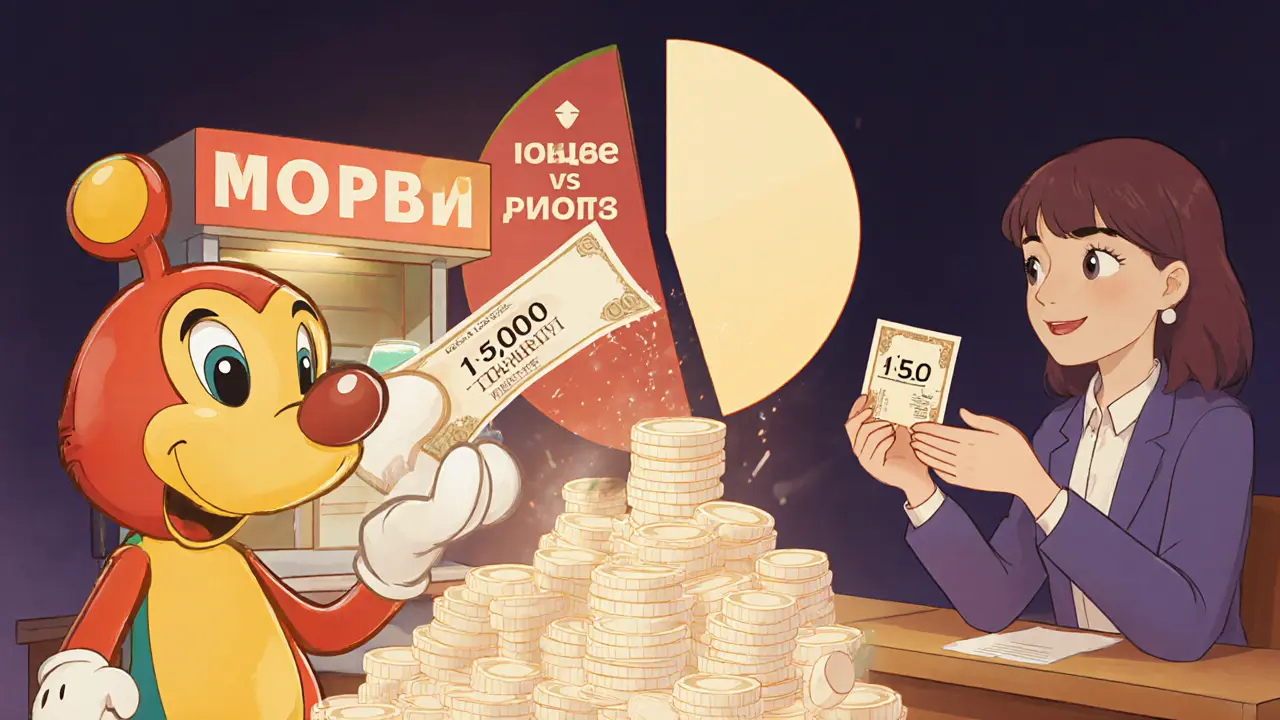 Сравнение переплаты по займу: МФО с огромной кучей процентов против банка с маленькой меткой