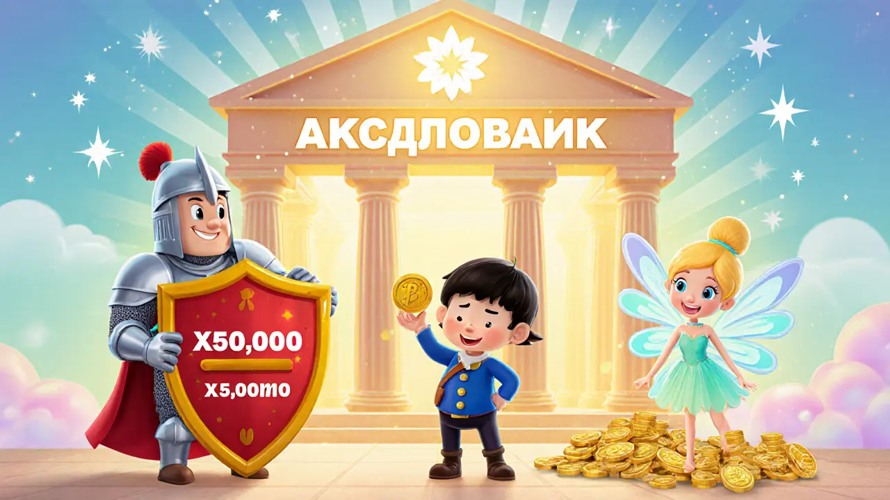 Три волшебных персонажа символизируют разные типы гибких вкладов: щит, кража части денег и сбор процентов.