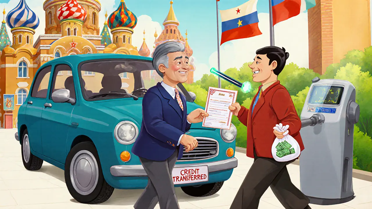 Новый владелец получает свидетельство о регистрации авто, бывший владелец уходит с распиской.