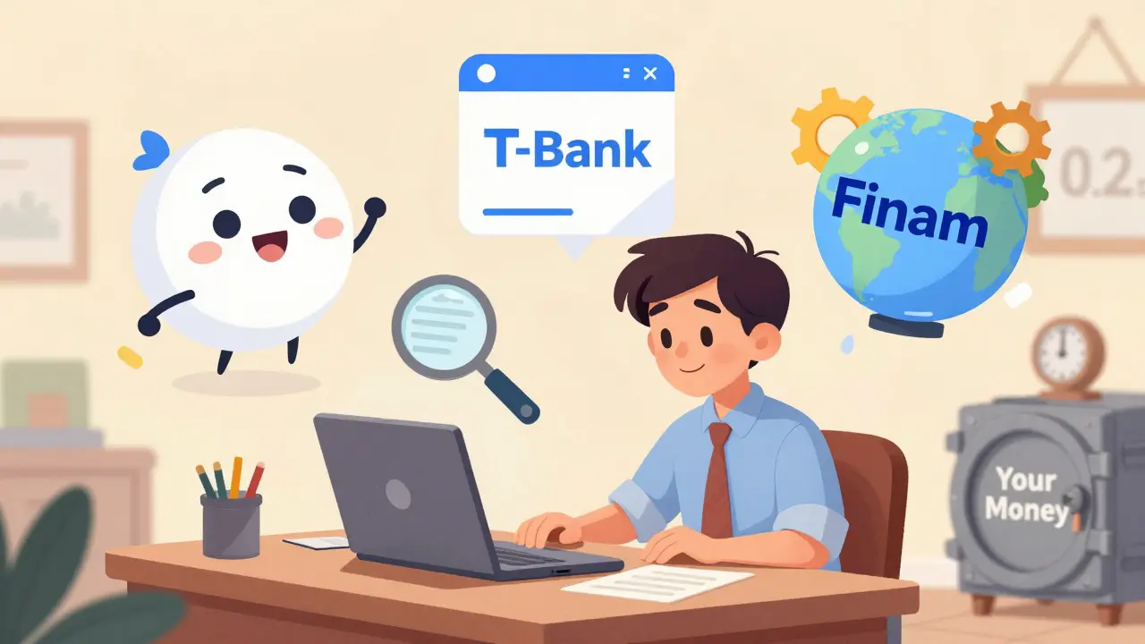 Новичок выбирает брокера среди анимированных приложений, а скрытые комиссии убегают в тень.