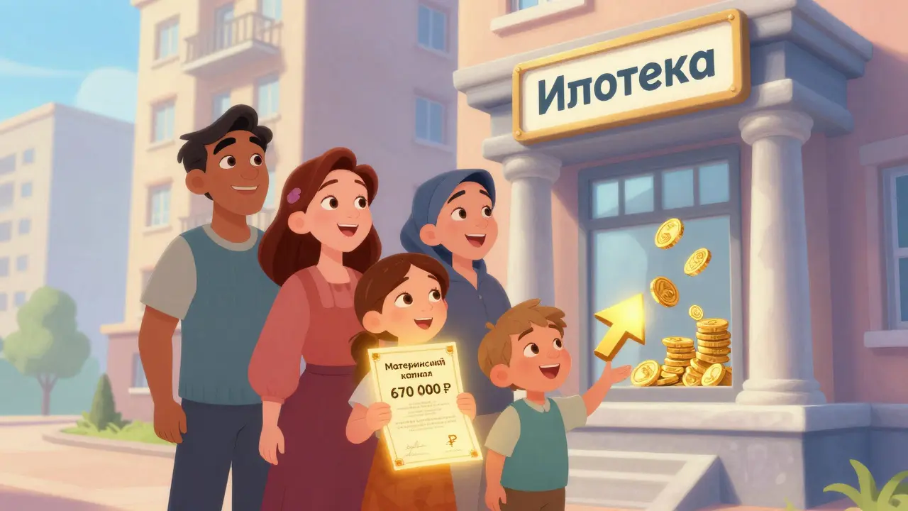 Материнский капитал в ипотеке: как использовать на первоначальный взнос или погашение