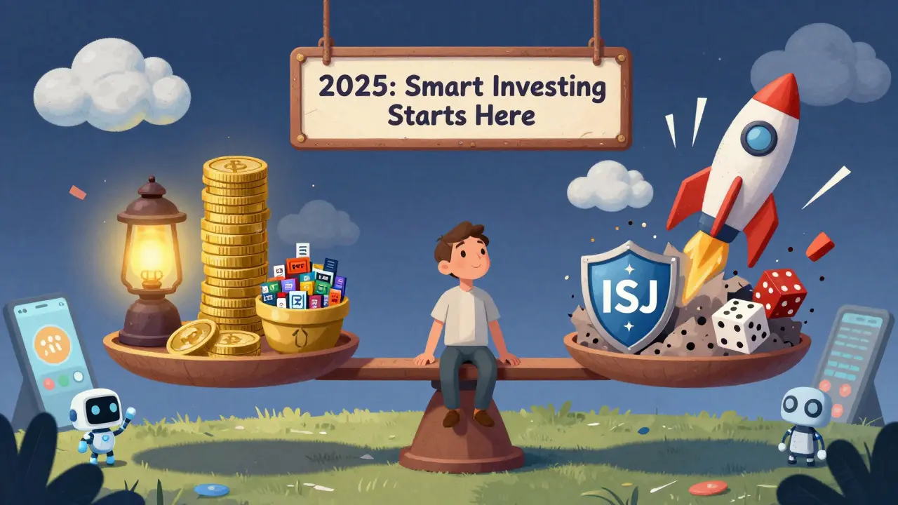 Баланс между стабильными инвестициями и разрушающимся хаосом спекуляций в стиле Диснея.