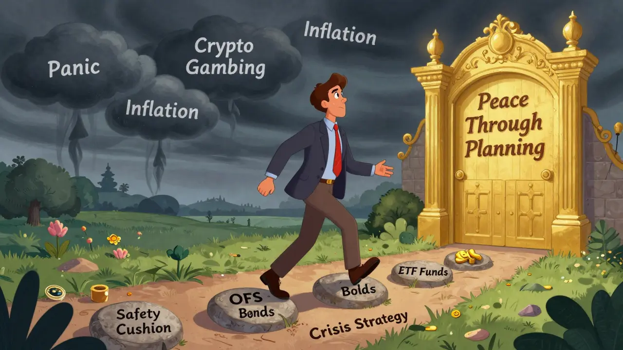 Новичок идет по пути к финансовой стабильности, оставляя за собой панику и инфляцию.