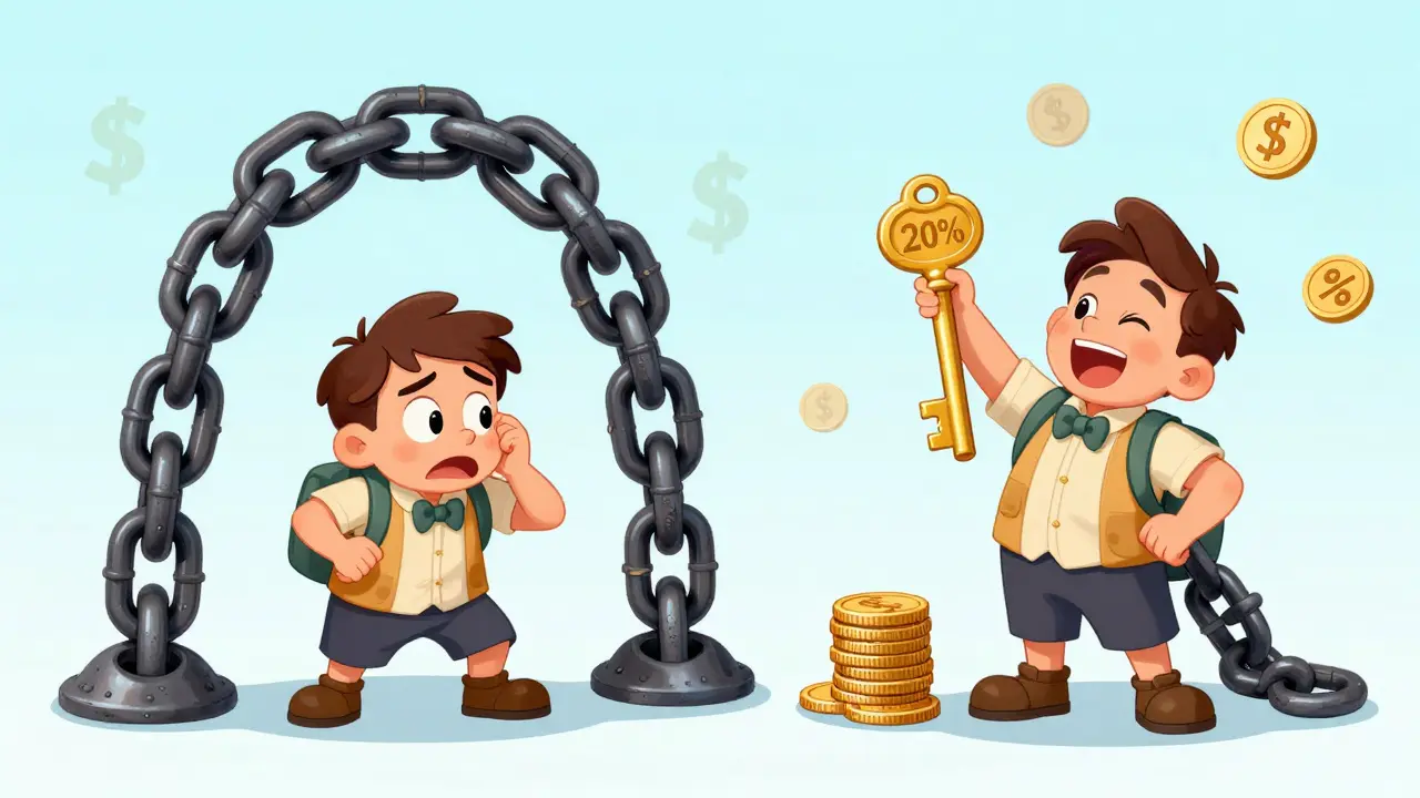 Сравнение тяжелого кредита без взноса и легкого кредита с первоначальным взносом